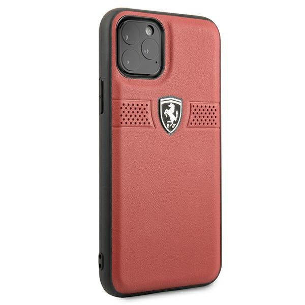 Ferrari FEOBAHCN58RE iPhone 11 Pro 5.8&quot; red/red hardcase Off Track Leather