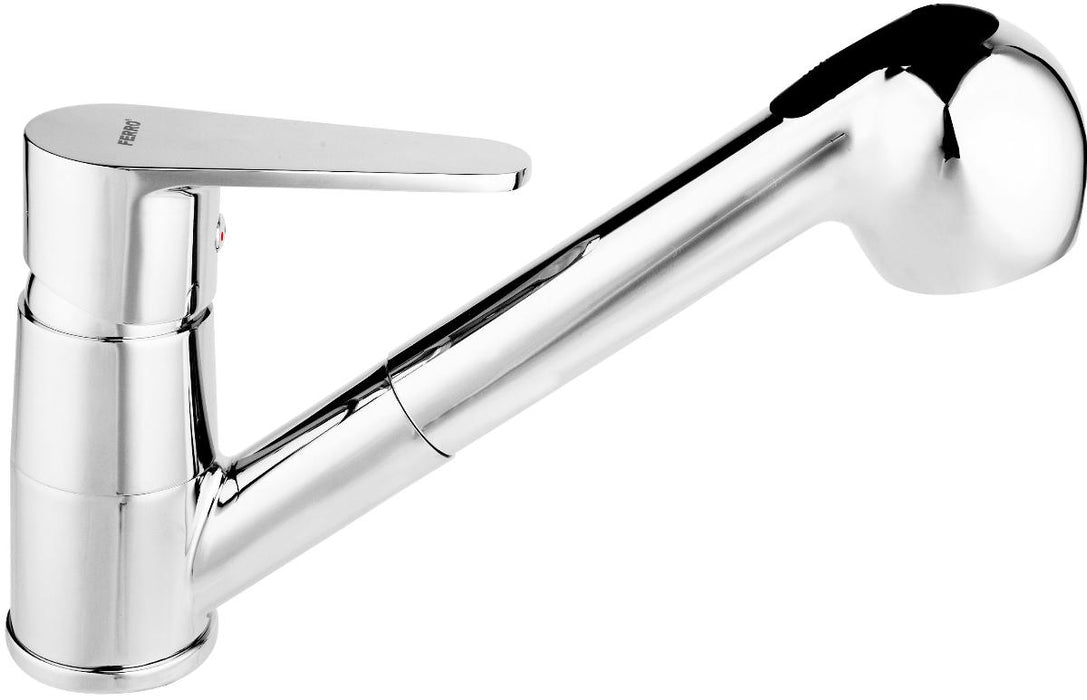 STANDING SINK FAUCET WITH PULL-OUT SPOUT