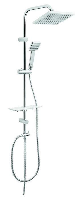 SHOWER SYSTEM WITHOUT MIXER MATTEO CHROME