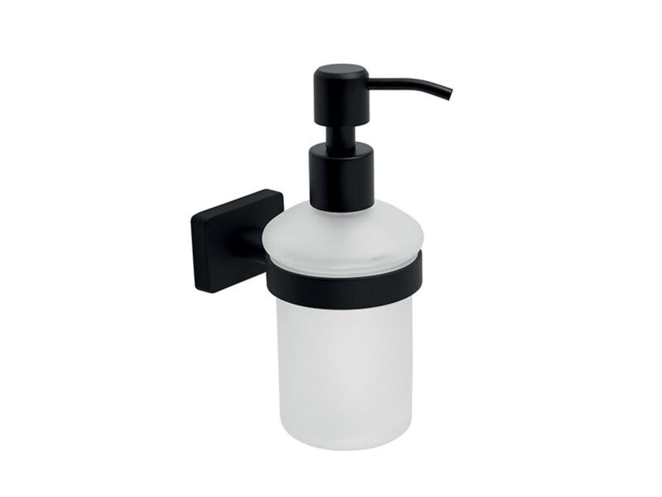 SOAP DISPENSER GRETA BLACK MATT FERRO