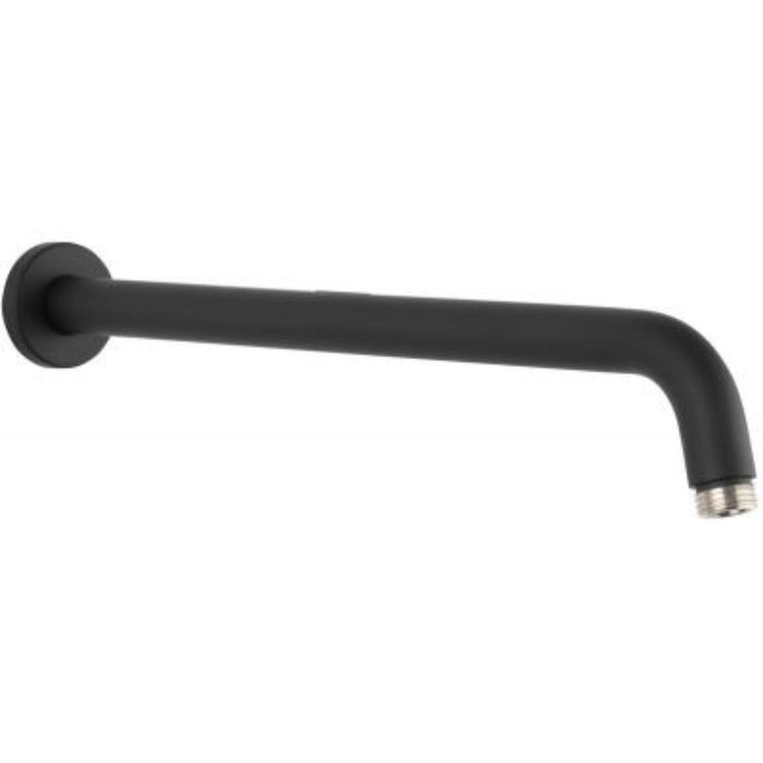 SHOWER PIE ARM 350 MM BLACK