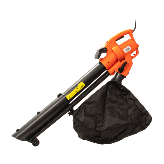 ELECTRIC LEAF COLLECTOR FERROS TOOLS 3000 W 3000 W, MAXIMUM BLOWING SPEED 270 km/h