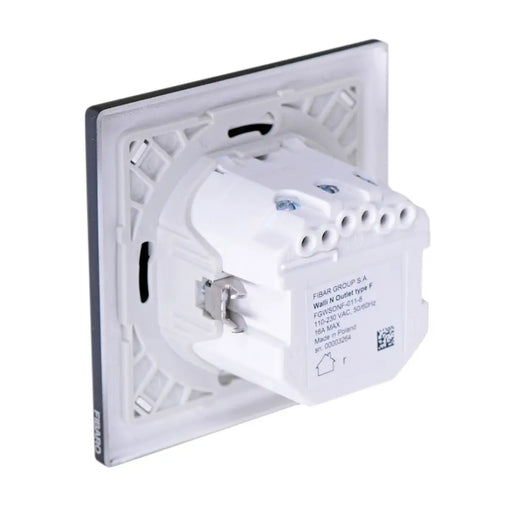 Fibaro FGWSONF-011-8 socket-outlet Type F Black - ActuatorsIND-URW<<<Smart houseIND<<<ActionPL