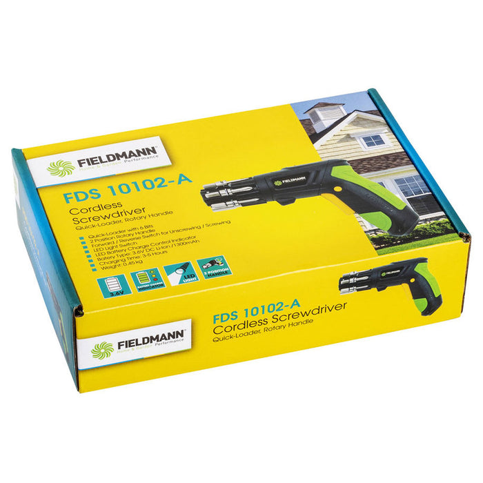 CORDLESS SCREWDRIVER FIELDMANN FDS 10102-A 3.6 V, 1.30 Ah