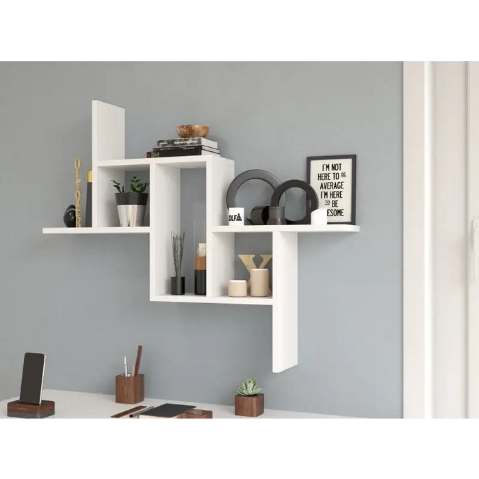 FIESTA hanging shelf 85x15x73.5 cm white - Furniture wooden shelvesPOL-DRE<<<Furniture shelvesPOL<<<ActionPL