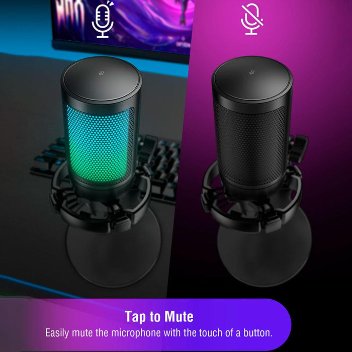 Desktop microphone FIFINE A6NEO RGB - Black