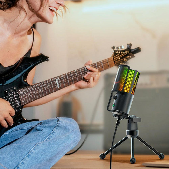 Desktop microphone FIFINE K669 PRO2 RGB - Black