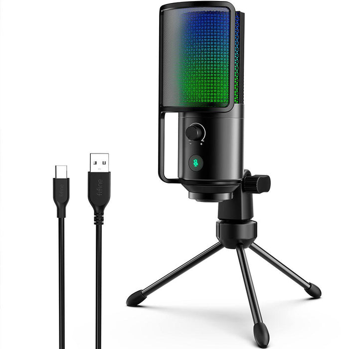 Desktop microphone FIFINE K669 PRO2 RGB - Black