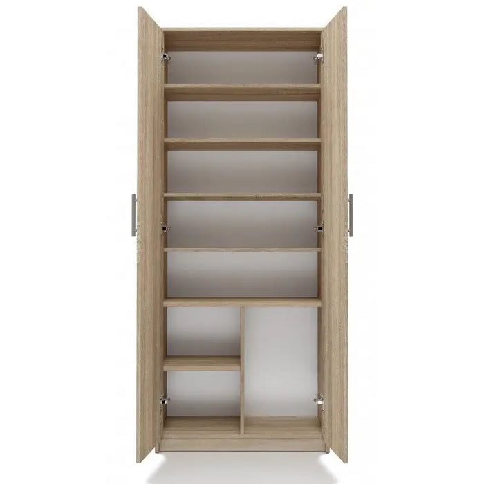 Filing cabinet OLIV 2D 74x35x180 cm sonoma - Wooden shelvesRGA-DRE<<<ShelvesRGA<<<ActionPL