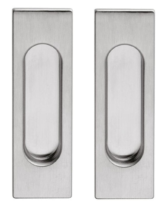 SLIDING DOOR HANDLE 125X40MM WHITE