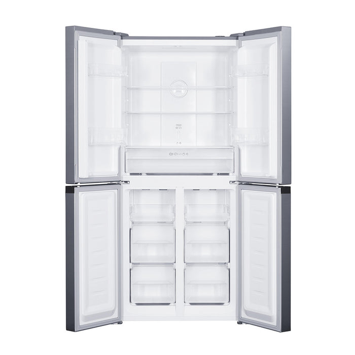 Side-by-Side refrigerator Finlux FFD448IX, 362 l, E, No Frost, Stainless steel