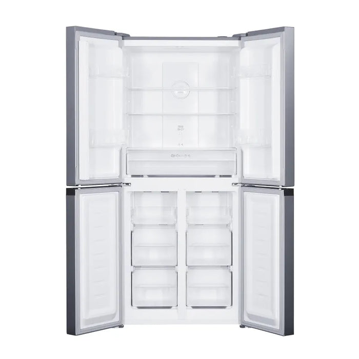 Side-by-Side refrigerator Finlux FFD448IX, 362 l, E, No Frost, Stainless steel