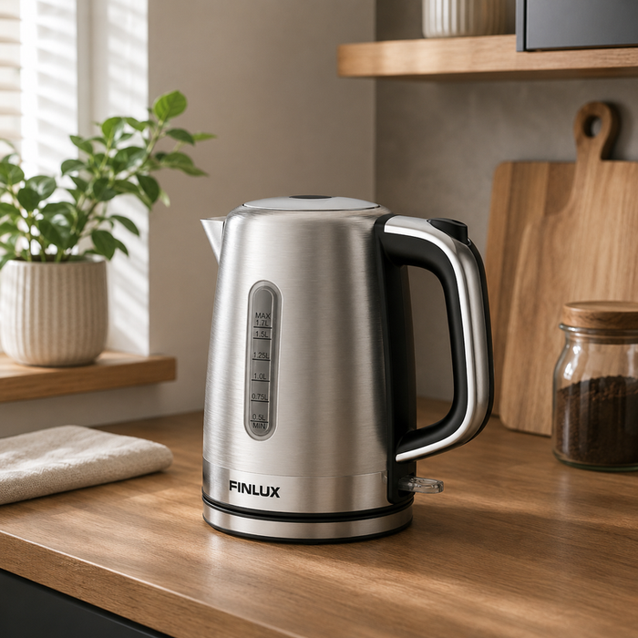 Electric kettle Finlux FK-17321 SSM, 1.7, 2 Liters, 2200 W