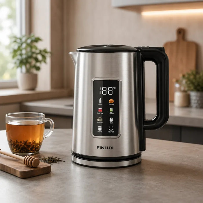 Electric kettle Finlux FK-17326 SSD, 1.7, 2 liters, 2200 W