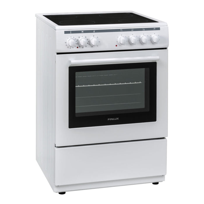 Cooker (electric) Finlux FLCM 6000A, Ceramic, White