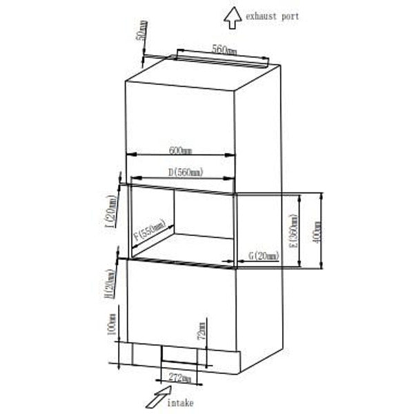 Built-in microwave oven Finlux FMO 2077BISS, 20, Electronic