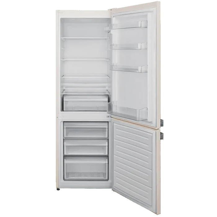 Fridge-freezer Finlux FXCA 31320 BEE RETRO, 268 l, E, Beige, Static