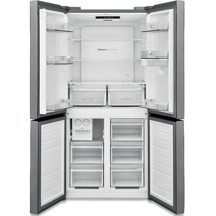 Side-by-Side refrigerator Finlux FXCA FD6200 PUREBDE, 488 l, E, No Frost, Stainless steel