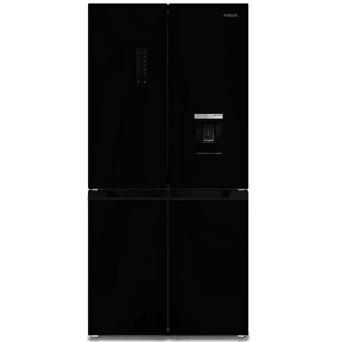 Side-by-Side refrigerator Finlux FXCA FD6207 PUREBDE BLCK, 488 l, E, No Frost, Black