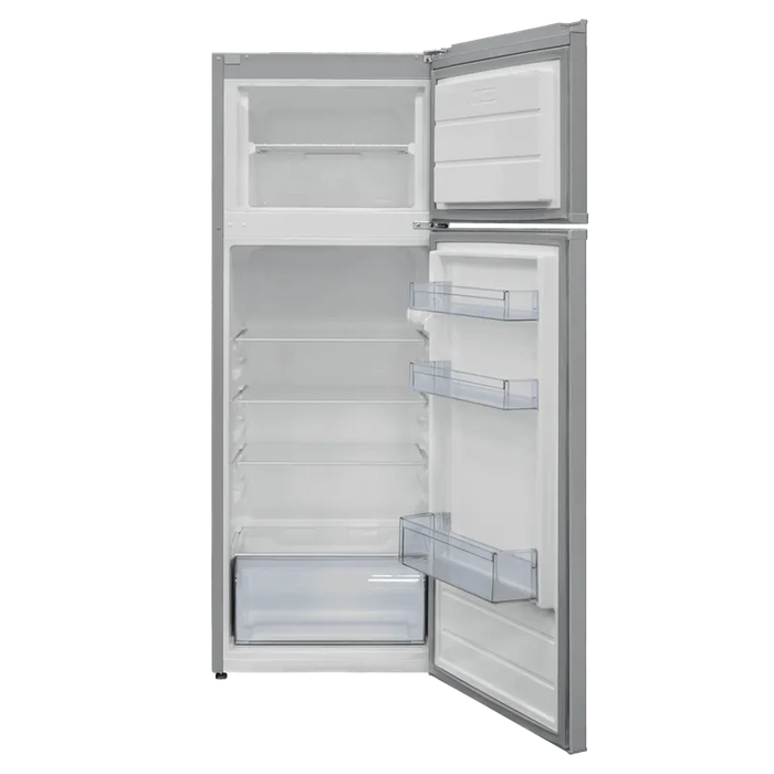 Top-loading refrigerator Finlux FXRA 260IXE, 213 l, E, Stainless steel, Static