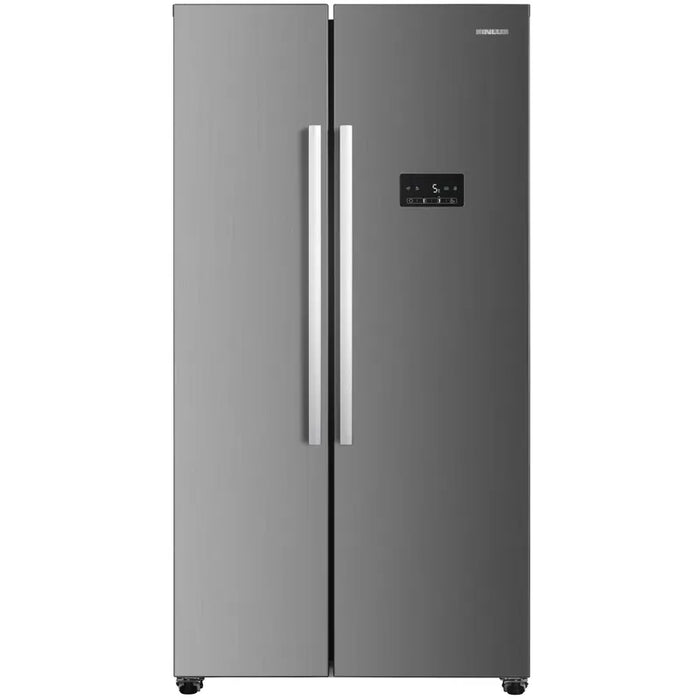 Side-by-Side refrigerator Finlux SBS451EIX, 442 l, E, No Frost, Stainless steel