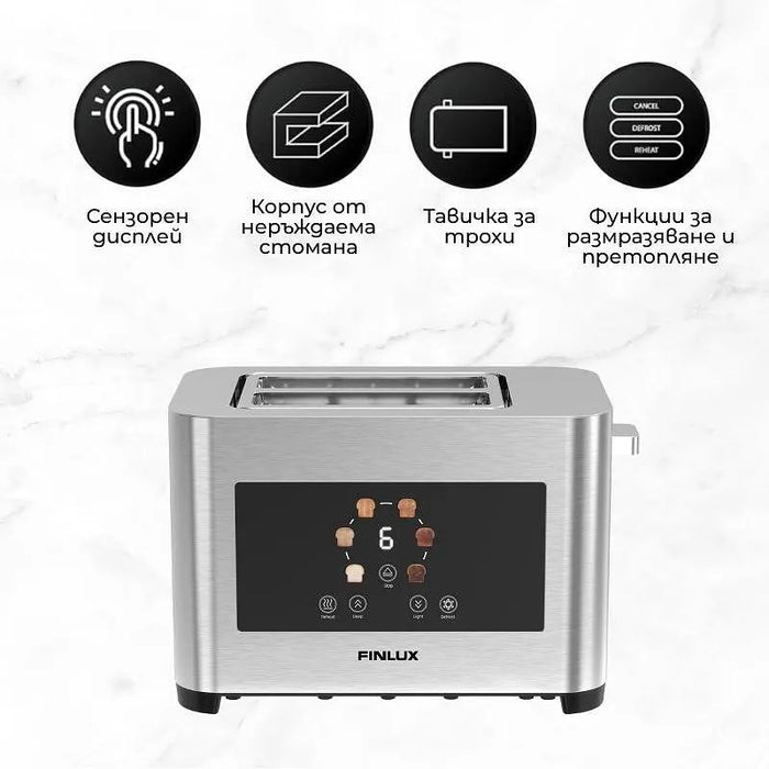 Toaster Finlux TD-850SS, 850 W