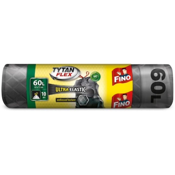 WASTE BAGS 60L 10 PCS FINO TYTAN FLEX