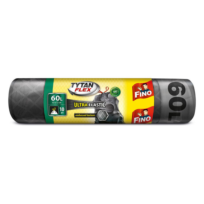 WASTE BAGS 60L 10 PCS FINO TYTAN FLEX