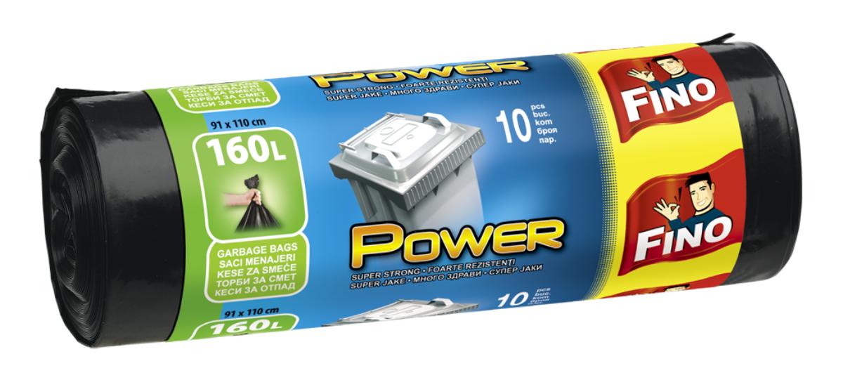 WASTE BAGS 160L 10PCS FINO POWER