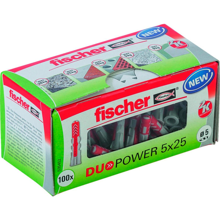 FISCHER DUOPOWER 5X25 UNIVERSAL DOWEL
