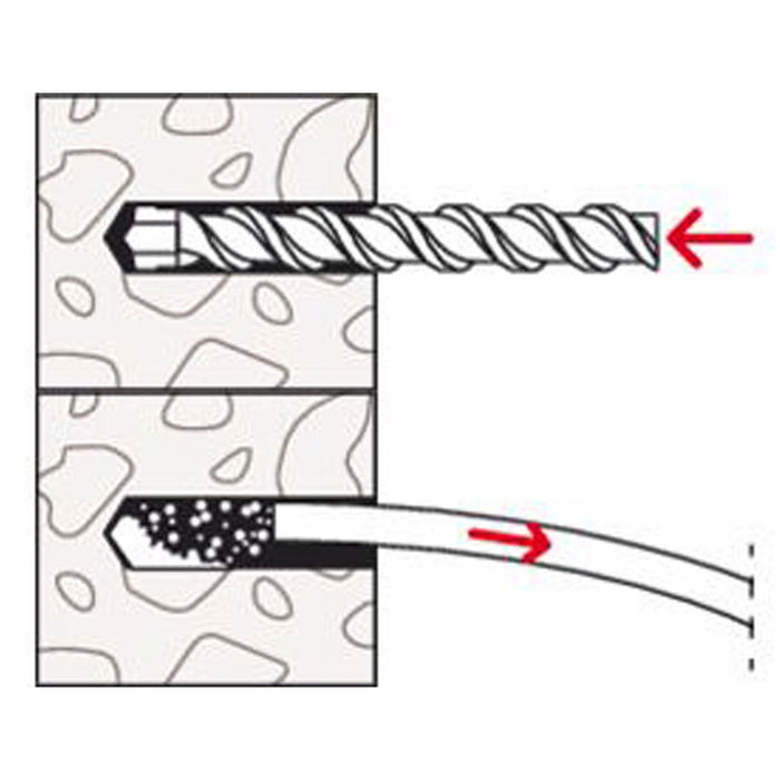 UNIVERSAL DOWEL WITH SCREW 10X160 FUS K 4 PCS. FISCHER DUOXPAND