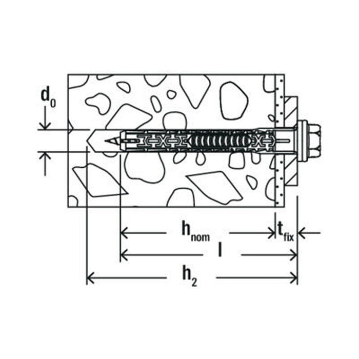 UNIVERSAL DOWEL WITH SCREW 10X160 FUS K 4 PCS. FISCHER DUOXPAND