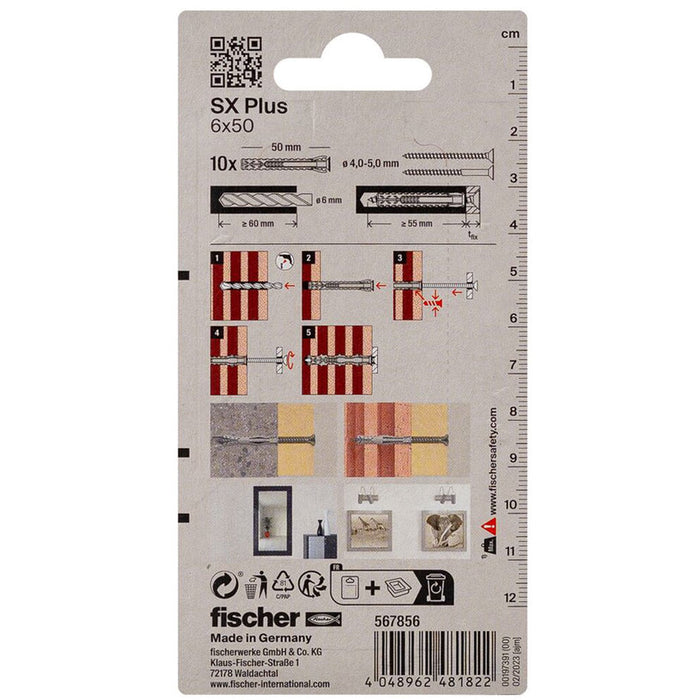 FISCHER SX PLUS EXPANSION DOwel 6X50