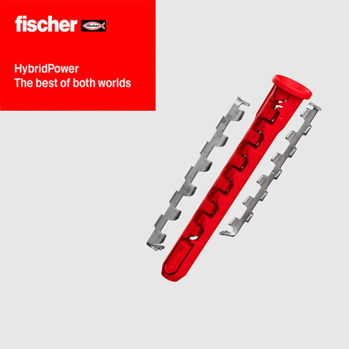 HYBRID FRAME DOWEL WITH SCREW 10X90 TK FISCHER 4 PACK