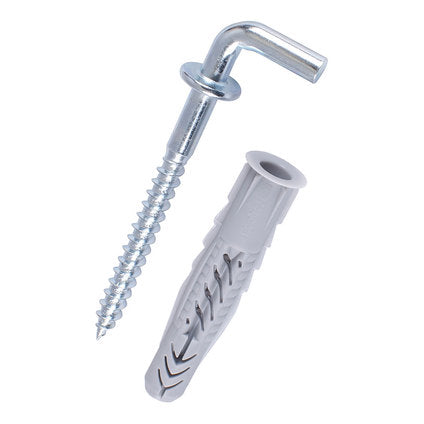 UNIVERSAL DOWEL WITH HOOK F8X50MM 4 PIECES FISCHER UX WH K