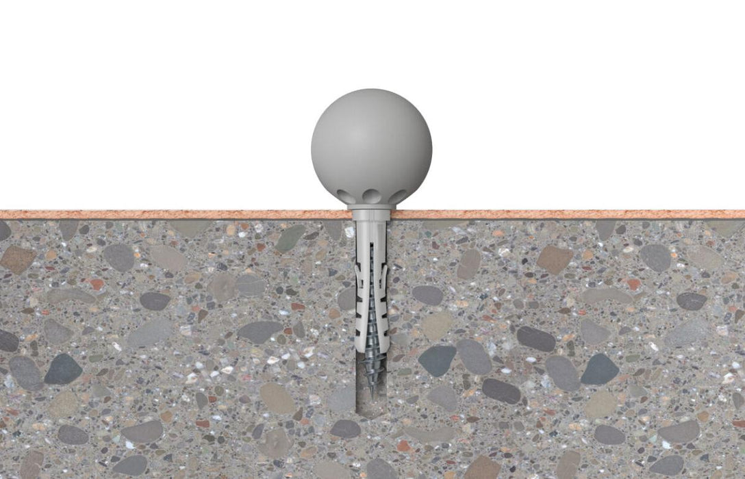 DOOR STOPPER WITH DOWEL GRAY TS 8 GK