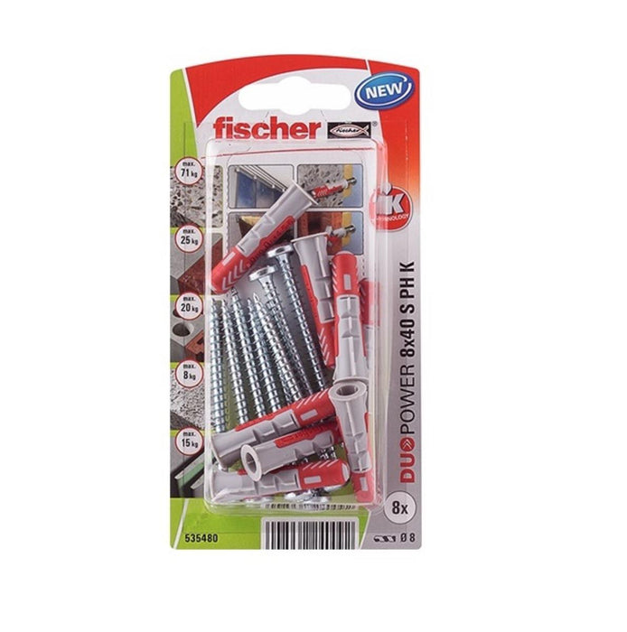 MULTIPURPOSE DOWEL DUOPOWER Ф8x40ММ