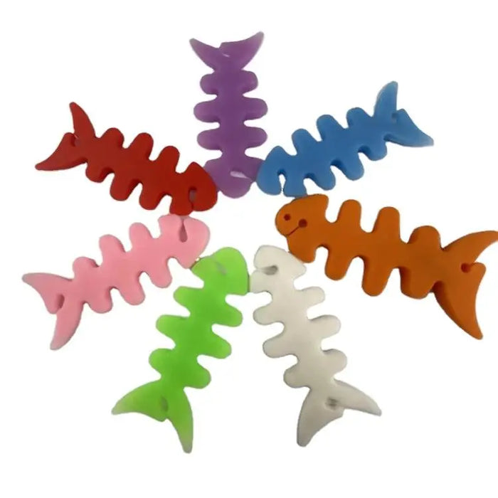 Fish-shaped headphone cable wrap - green - Other cell phone equipment<<<HurtelXML