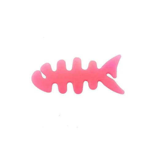 Fish-shaped headphone cable wrap - pink - Other cell phone equipment<<<HurtelXML