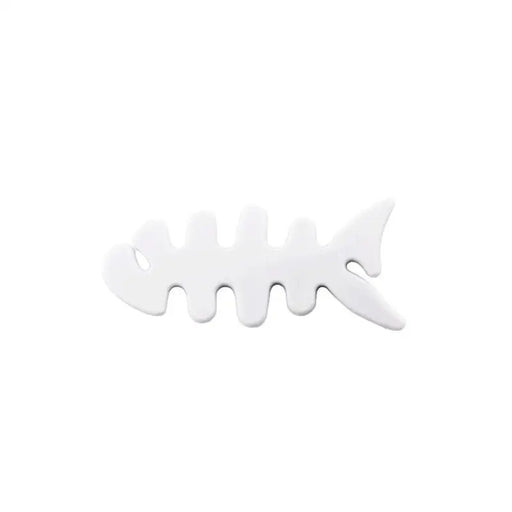 Fish-shaped headphone cable wrap - white - Other cell phone equipment<<<HurtelXML