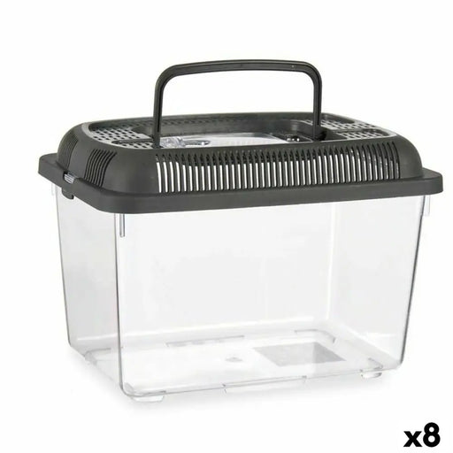 Fish tank Mascow Grey Plastic 7 L 20 x 20 x 30 cm With handle Large (8 Units) - Домашни Животни<<<Дом