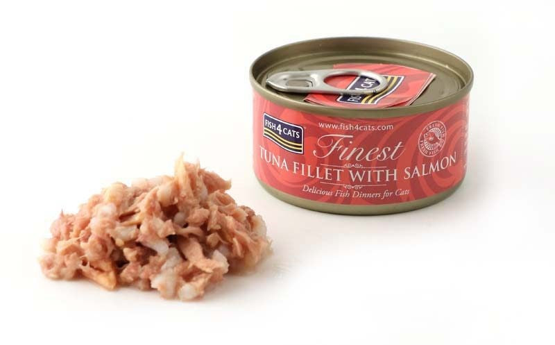FISH4CATS  Tuna fillet with salmon - wet cat food - 70g
