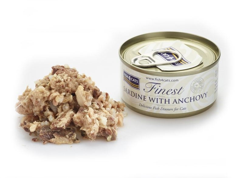 FISH4CATS Sardine with anchovy - wet cat food - 70g