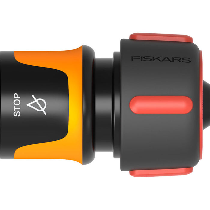 QUICK COUPLING WITH STOP VALVE FOR HOSE 3/4" FISKARS 1027081