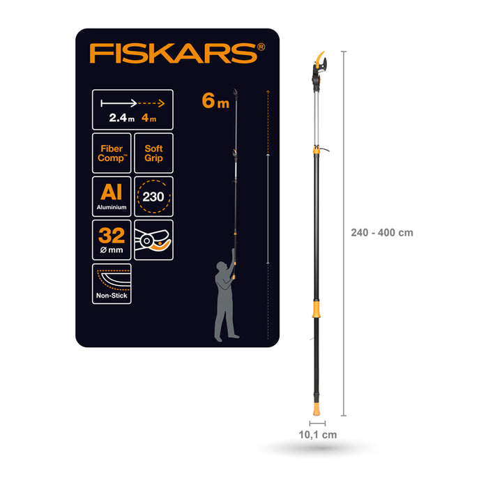 FISKARS UPX86 UNIVERSAL CUTTER FOR HIGH BRANCHES
