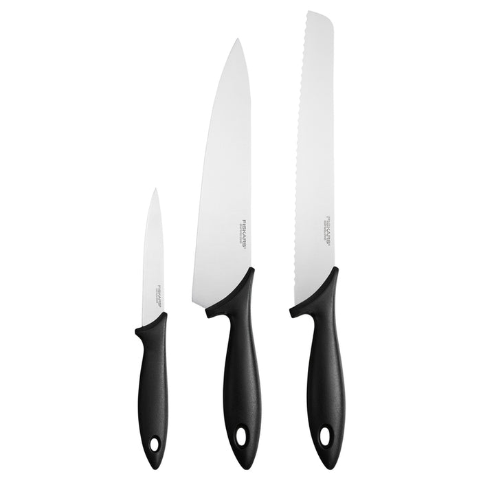 SET OF 3 FISKARS ESSENTIAL FISKARS KNIVES