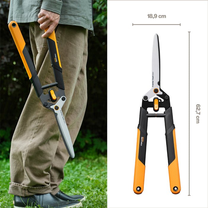 FISKARS DUAL ACTION HSX96 GARDEN SHRUBS SHEARS
