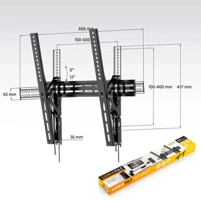 Fixed TV Support Axil 0571E 32’’-65’’ 35 Kg Black - Електроника Телевизори<<<Компютри| Електроника<<<BigBuy&&&Поставки