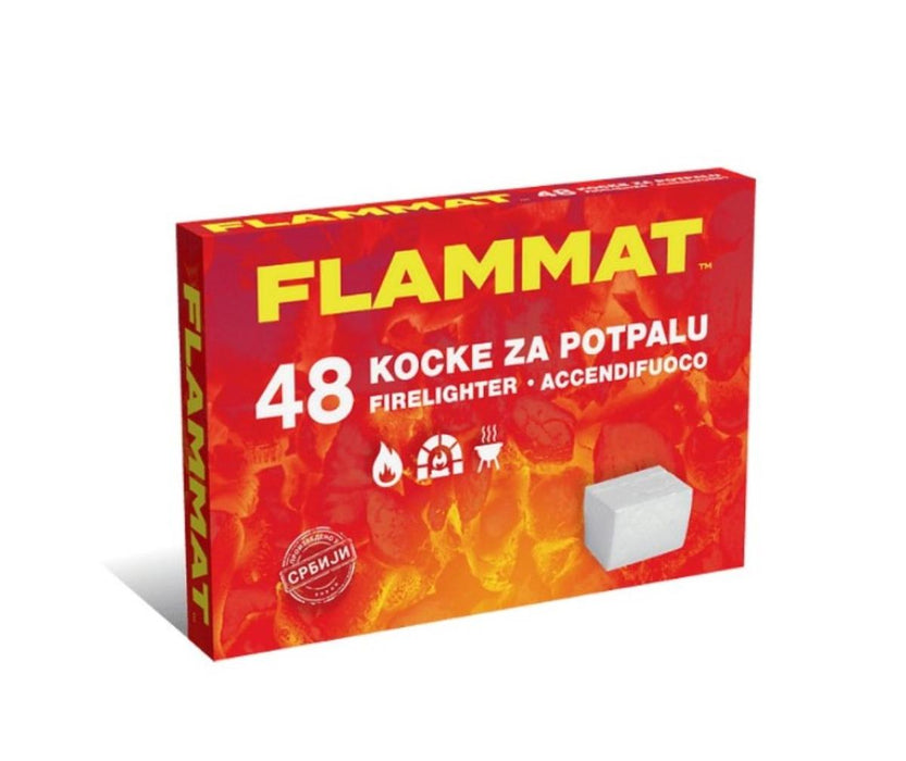 FLAMMAT OIL CUBES LIGHTERS 48PCS