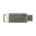 Flash Drive 128GB USB 3.2 Gen 1 USB / USB C OTG ODA3 Goodram - Silver - Paragony<<<HurtelXML